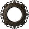 Ekena Millwork Orrington Medallion (Canopies up to 6 5/8"), 13 1/4"OD x 6 5/8"ID x 1 1/8"P, Stone Hearth Crackle CM13ORSHC - alternate 1